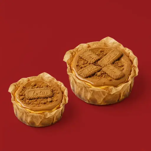 Biscoff Bliss Burnt Basque Cheesecake